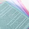 24Pcs L Type Folders A4 Plastic File Project Pockets File Folder Clear Paper Document Jacket Sleeve School Office Supplies