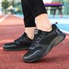 Cold sticky shoes spring and summer mesh breathable sneakers lightweight student running shoes black casual travel shoes
