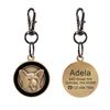 Personalisierter Hundemarke Kostenlos Gravieren Hunderasse Namensschild Anti-Verlust Haustierhalsband Anhänger Für Pitbull Bulldog Kupfer Halsbandmarken