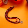 Halloween Beads Necklace for Women Funny Multi-layered Colorful Beads  Pendant Necklace Halloween Costume Party Jewelry