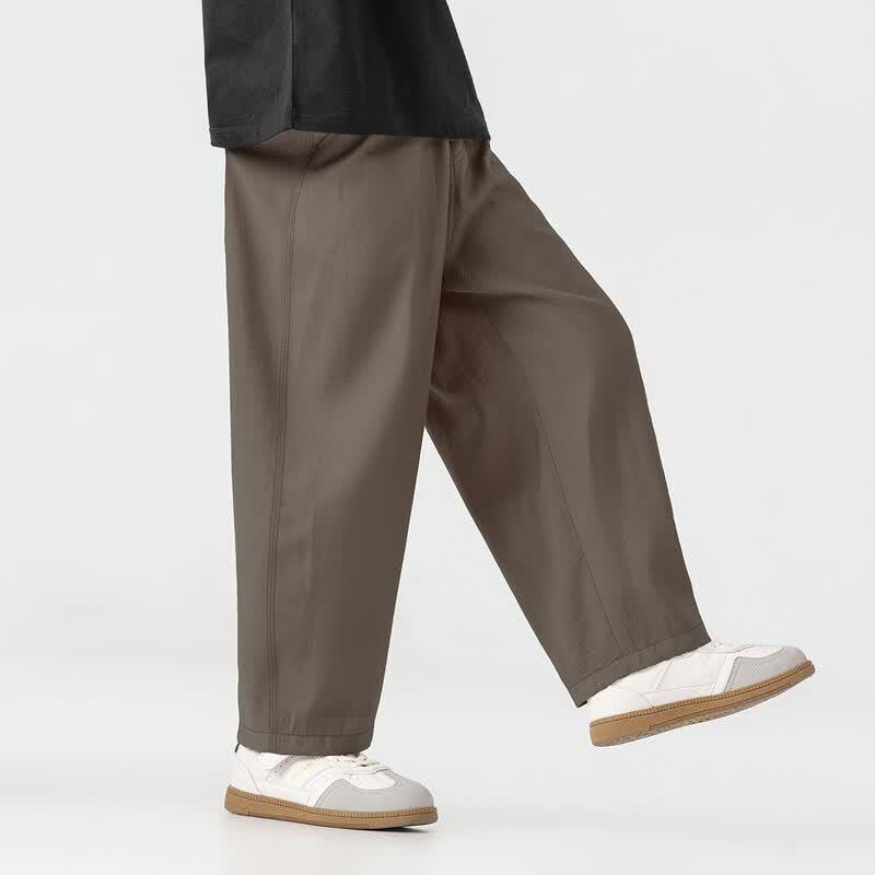 Boy's Summer Lightweight Curved-Leg Casual Pants