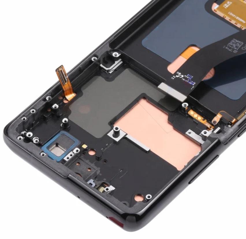 LCD-Display + Touchscreen Samsung Galaxy S21 Ultra 5G Sm-G998B OLED Schwarzer Rahmen