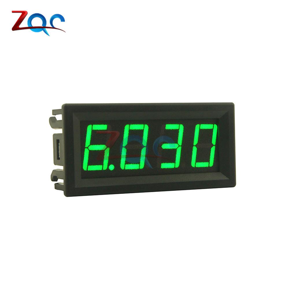 0.56 inch 4-bit LED Digital High Precision DC Ammeter 0 -10A Current Tester Gauge with Wire