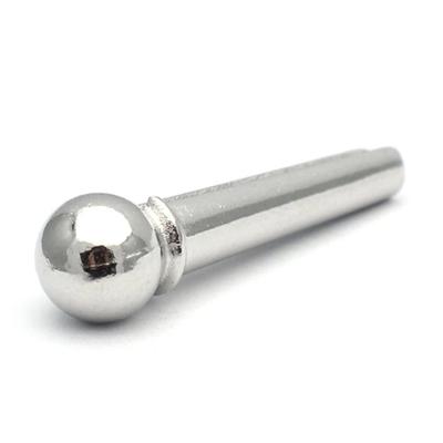 6Pcs/set Guitar String Peg Nail Metal Acoustic Guitar Bridge Pins Pegs Folk Guitar Bridge End Pins Replacement Parts