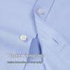 Hodo Men's 80-Count Double-Ply Cotton Wrinkle-Free Long-Sleeve Business Shirt