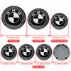 For BMW 5SE28 1/4/7Pcs Car Hood Front Rear Trunk Emblem Steering Wheel Sticker Hub Center Cap For BMW F18 F10 E64 E63 E60 E52 E83 E46 E92 E90