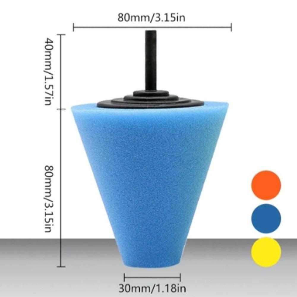 High Speed Car Hub Polishing Pad Drill Attachable Metal Grinding Wheel For Auto Detailing