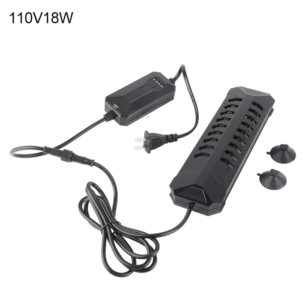 Aquarium Tauch-UV-Licht Sterilisator Teich Fischbecken Keimtötende Sterilisationslampe EU 220V 22W