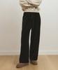 AAU Velour Wide Easy Pants_Black