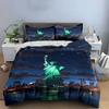 Majestic nighttime skyline elegance Bedding sets Duvet cover sets Duvet covers Pillowcases(1*Duvet Cover 2*Pillowcases without duvet insert)