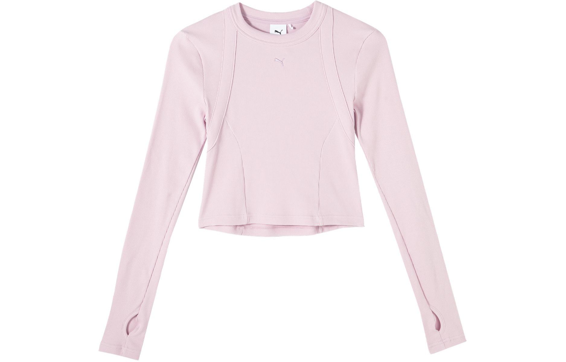 PUMA T Shirt Women s Light Purple 627754-60 XS