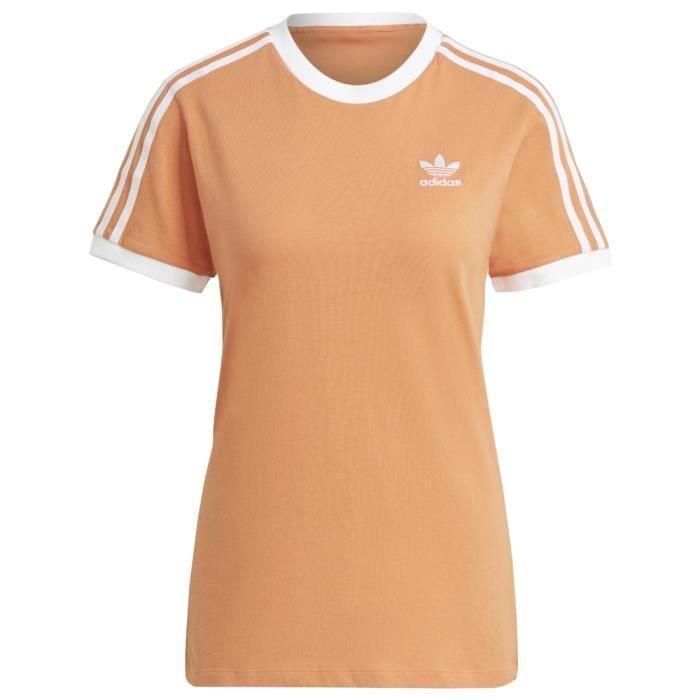 Adidas Adicolor Classics 3-Stripes Tee GN2916, Femme, Orange, T-shirts