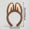 1pc Bunny Ears Headband Easter,Rabbit Ear Animal Headband for Adult,Halloween Christmas Costume Theme Cosplay Paries Birthday