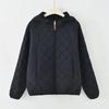 Light Thin Cotton-padded Clothes Women's Short Coat Spring Autumn Loose Hooded Warm Jacket Lady Casual Tops Quilted Outerwear