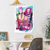 Demon Hunter Girls Custom Your Name Wall Decor Tapestry Art For Pet Memorial Birthdaywedding Party Backdrop Family Gift