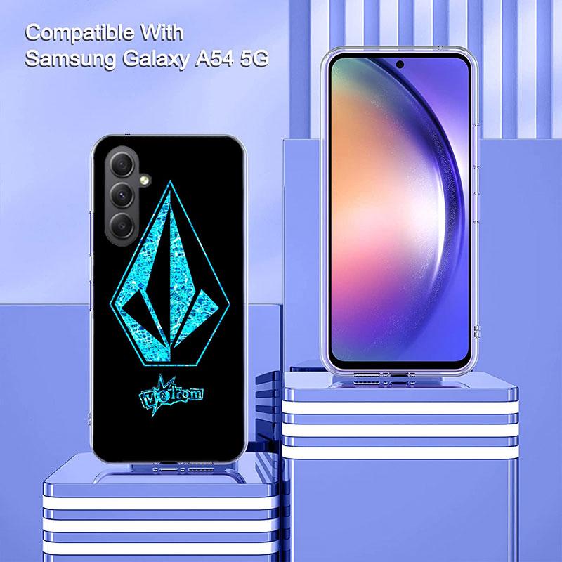 Volcom Logo Phone Case for Samsung A17 A37 A57 A07 A16 A26 A36 A56 A06 A02S A12 A22 A32 A52S A04S A14 A24 A34 A54 A03 A13 A33 A5