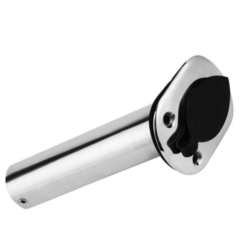 Stainless Steel Flush Mount Boat Fishing Rod Holder 15/30/90 Degree Rod Pod for Marine Boat