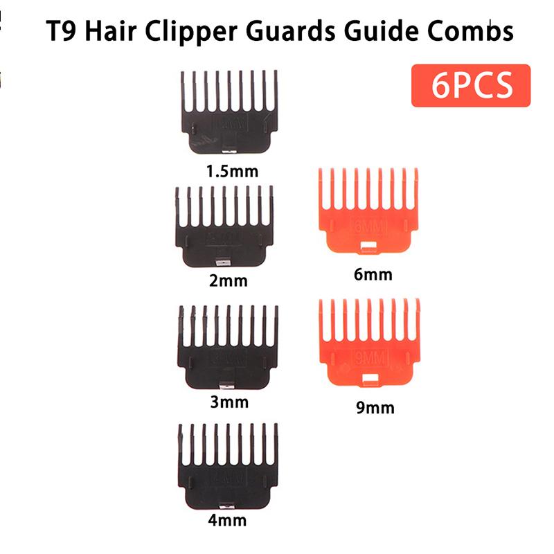 

For T9 Hair Clipper Guards Guide Combs Trimmer Cutting Guides Styling Tools Attachment Compatible 1.5mm 2mm 3mm 4mm 6mm 9mm