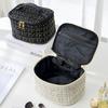 Comet Classic Tweed Large Capacity Cosmetic Pouch