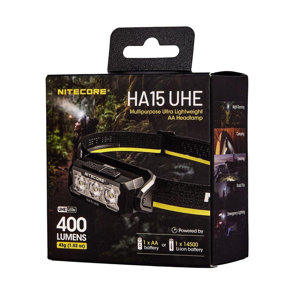 Nitecore Latarka Czołowa HA15 UHE 400 Lm