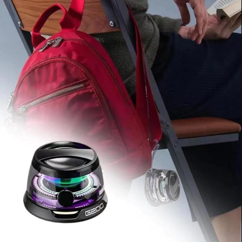 Magnetic Bluetooth Speaker Wireless Portable Mini Speaker With Rgb Color Light 5.3 Subwoofer Speaker