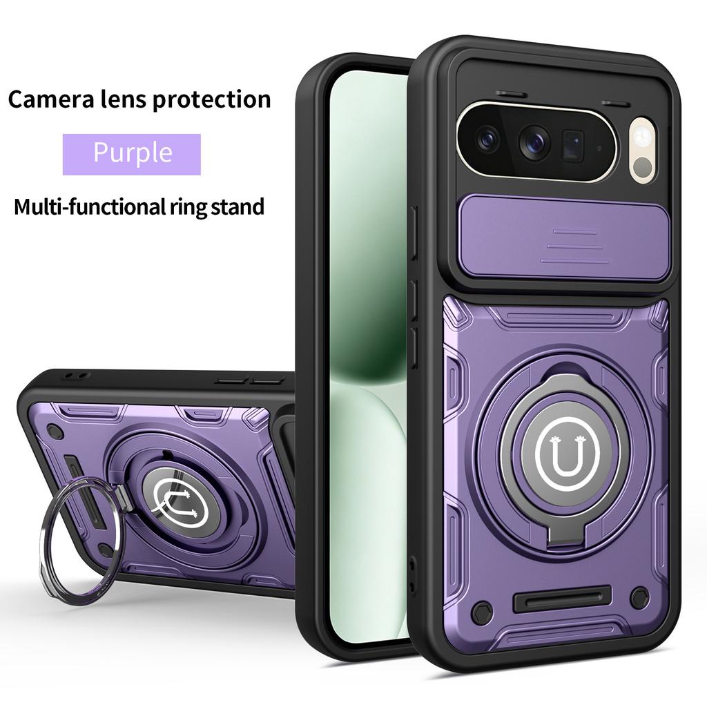 Applicable To Google Pixle10ProXL Ask the World Window Push Bracket Mobile Phone Case Pixel9Pro Anti-drop Protective Case