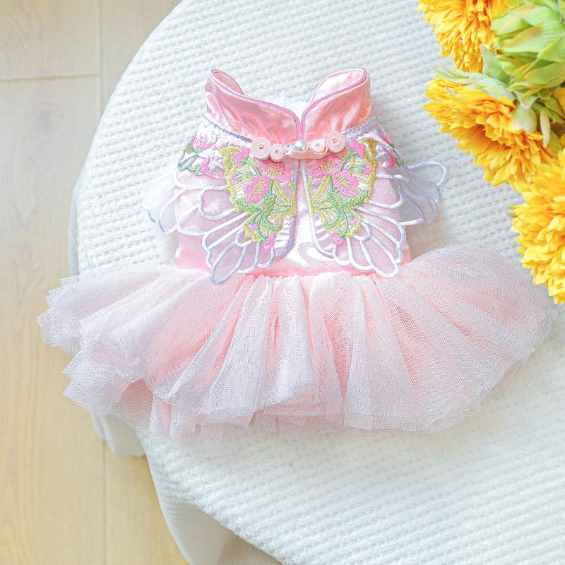 Pet Circle, Pet Clothing Dog Cat Clothing Princess Fluffy Brocade New Year's Dress