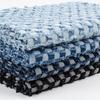 100x145cm Jacquard Denim Checkerboard TasselFabric Hand Wash DIY Bag Coat Clothing Designer Fabric Sewing Cotton Denim Fabric