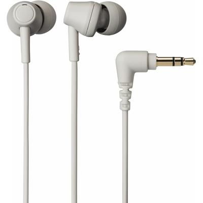 Audio Technica Ath Ck350x Bg Earphones  Wired Canal Type  Recycled Plastic Blend  Antibacterial  Small  Beige  Beige