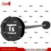 Ji Yue Fixed Weight PU Coated Straight Barbell