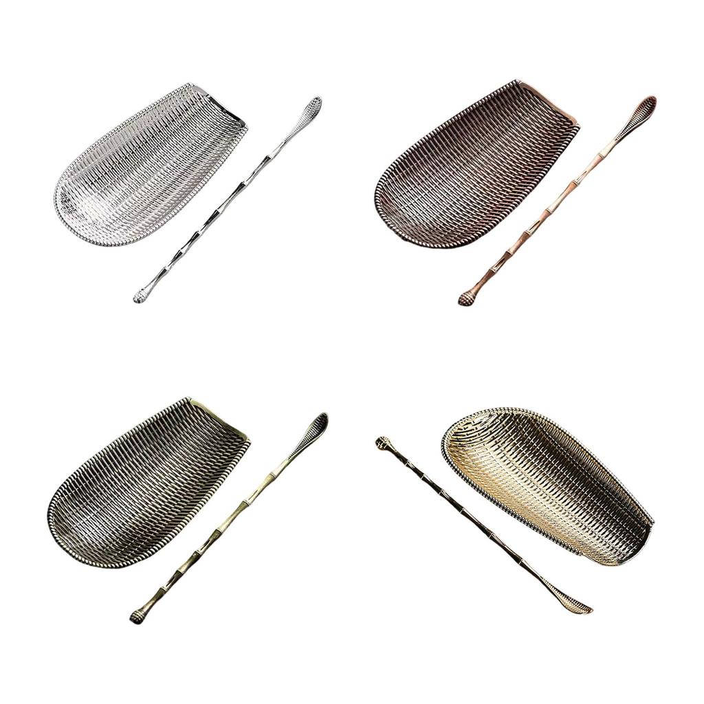 Alloy Spoon Rest Tea Utensils for Chinese Tea Bar Accessories Countertop