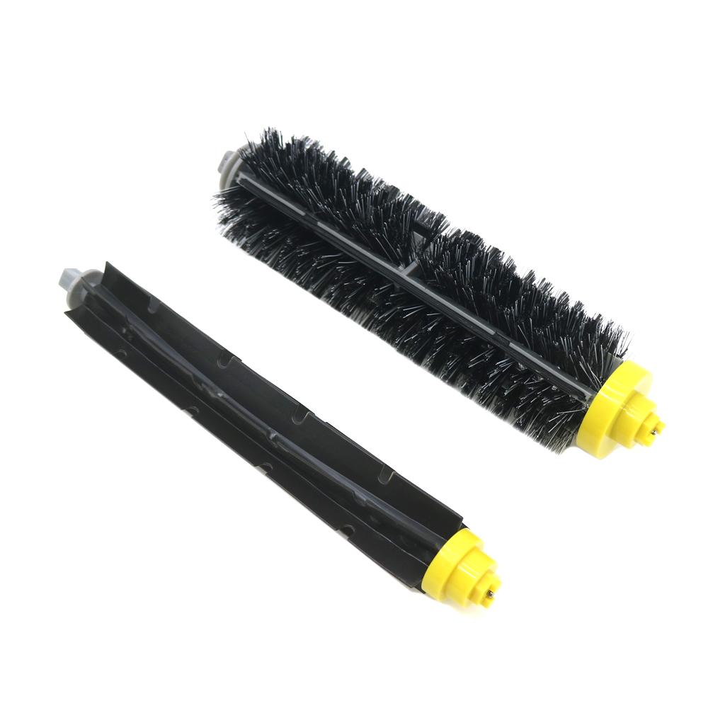 1 perie cu peri + 1 perie flexibilă de bătut + 4 perii laterale pentru roboții de curățare cu aspirator iRobot Roomba 600 700 Series 760 770 780 790