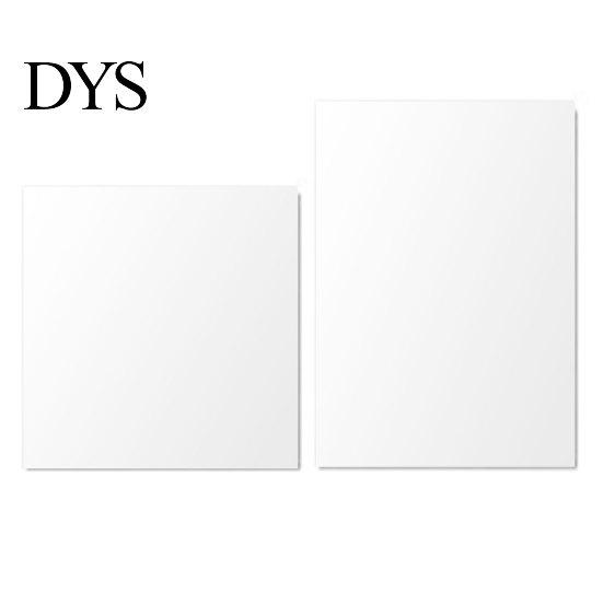 Bathroom Mirror Decal Self Adhesive Flexible Waterproof Reflect Clear Home Decoration Square Shape Living Room Sticker