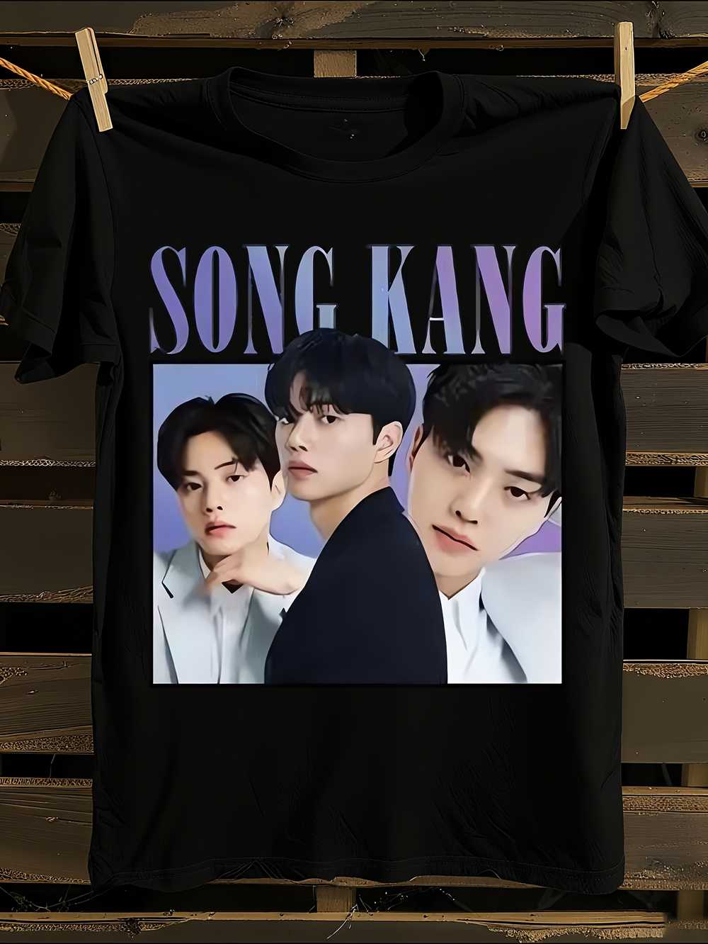 

Vintage K-Drama Inspired Song Kang Graphic T-Shirt Mens Tshirt Womens Tshirts with Letters Print Short Sleeves T-Shirt Casual Street Tee Shirt Top XXL