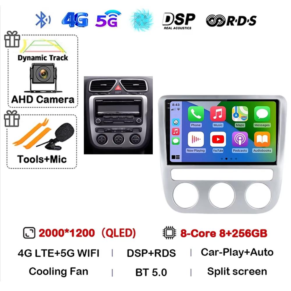 Android 14 for volkswagen vw scirocco eos 2009-2014 car radio carplay Multimedia automatic main unit gps navigation stereo