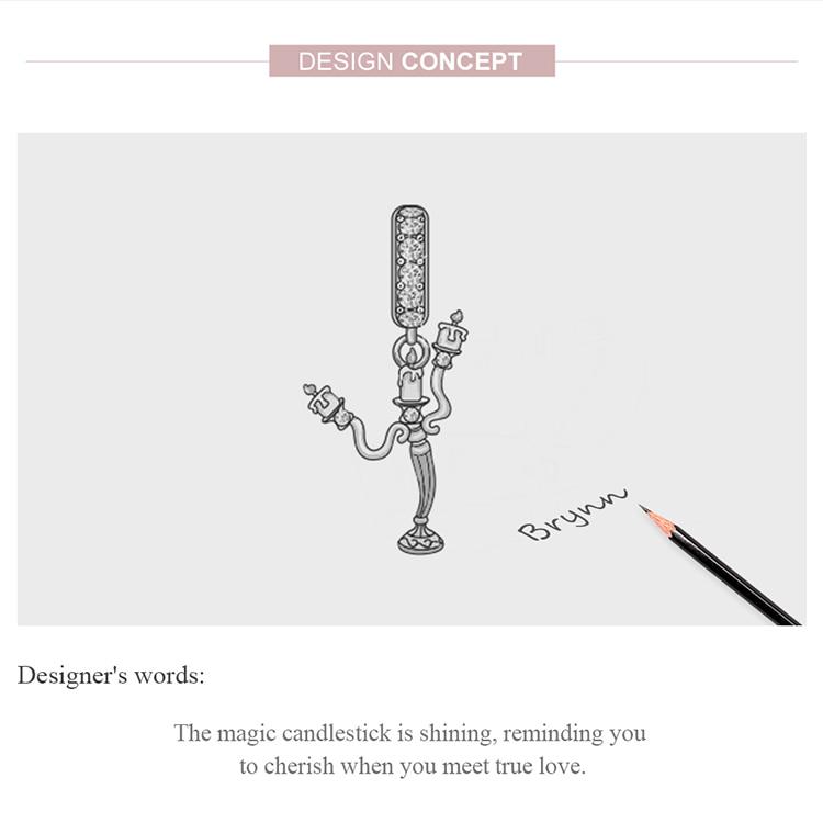 Bamoer Genuine 925 Sterling Silver Magic Can Pendant Charm Fit Original Brand Silver Bracelet and Necklace Fine Jewelry