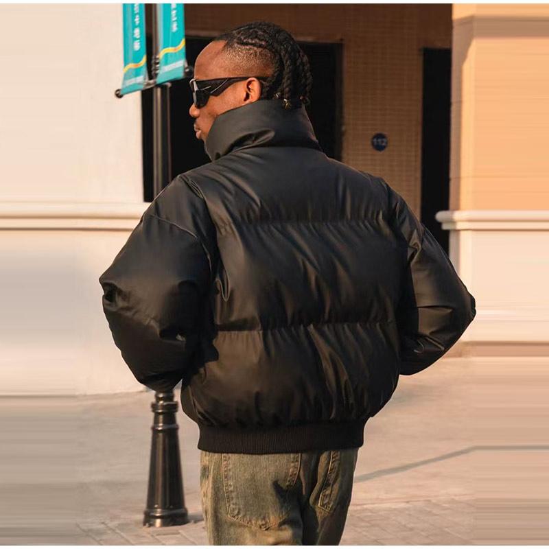Stand-up Collar Thickened Men's Padded Jacket Men's Outdoor Warm Jacket New Windproof Padded Jacket