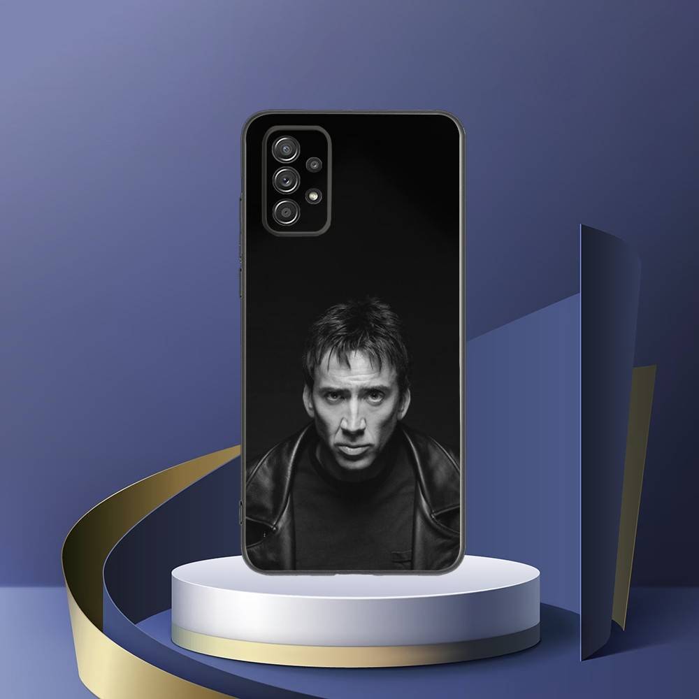 The handsome Nicolas Cage Phone Case For Samsung Galaxy S25,S24,S21,S22,S23,S30,Ultra,S20,Plus,Fe,Lite,Note,10,9,5G Black Cover