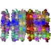 10Pcs Artificial Light Up Flower Wreath Colorful Tropical Theme Leis  Party Favors