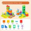 Educational Building Blocks Set for Kids: Large Particle Assembly Toy for Ages 3 to 6, featuring a Small Villa Design