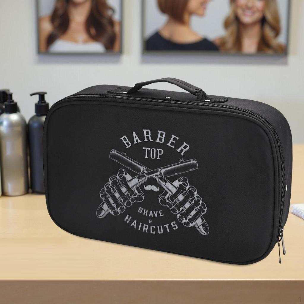 Sac de Coiffeur Fournitures de Barbier Portable Professionnel Salon de Beauté Outil Boîte de Rangement Organisateur
