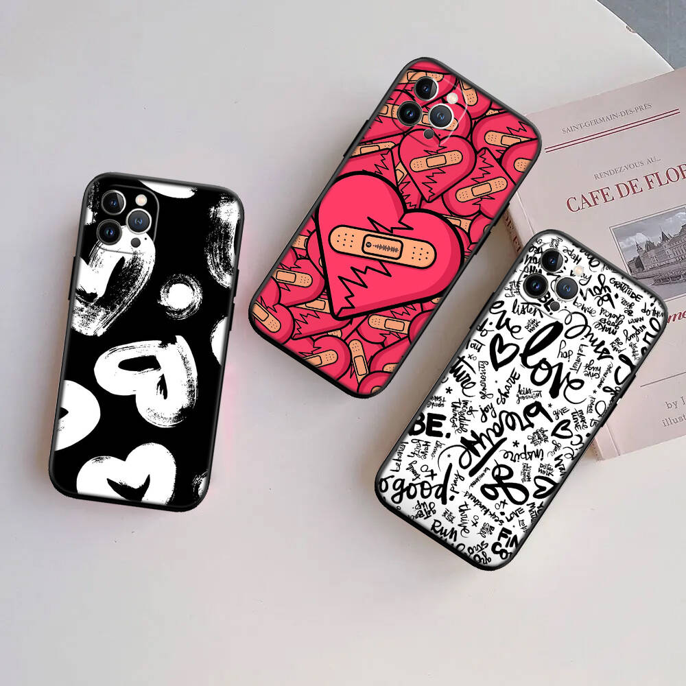 Calm Heart Neue Handyhülle für Redmi Note 8 9 10 11 11S 10C 10X 10A 10T 9A 9C 9T 9S 8T Pro Max Plus Prime
