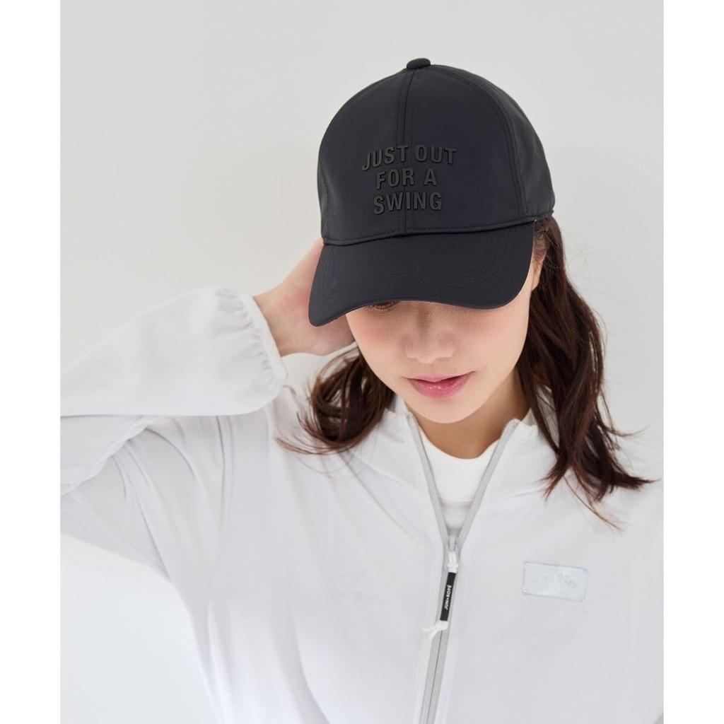 Jun Rope Cap Message Print Cap for Women ERU35050 White Main & (10)