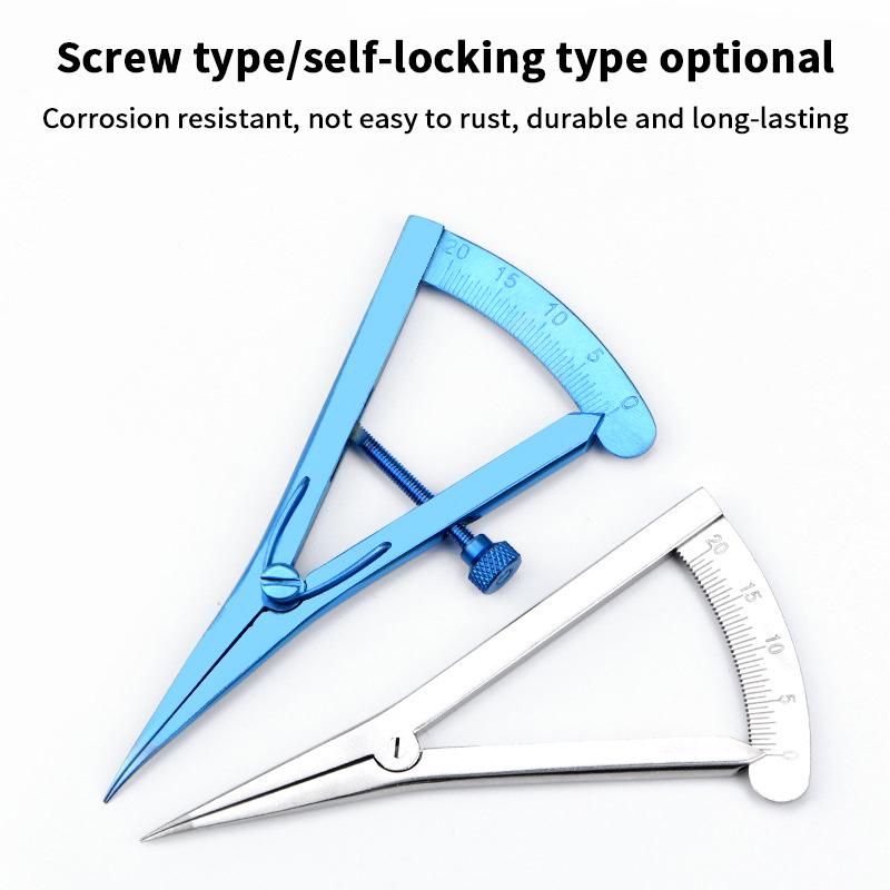 Double Eyelid Surgical Tool - Buried Thread Positioning & Medical Compass Ruler for Precision Measuring