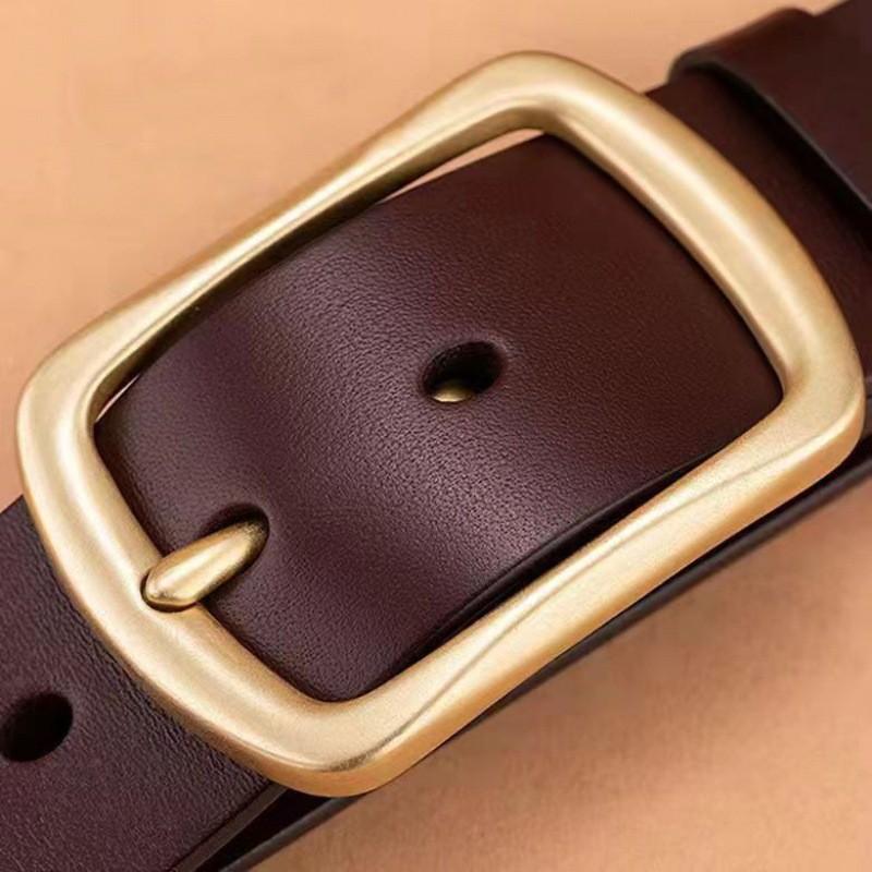 Trendy Unisex 2024 Automatic Waist Belt With Highquality Pin Buckle For Fashion