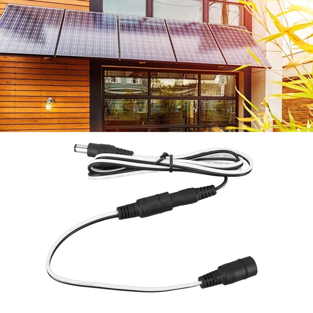 DC To DC Solar Extension Cable with Male Connector 5.5 To 2.1 Solar Panel Fan Connection Cable Wire