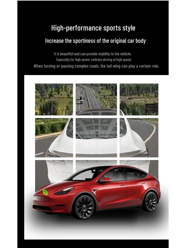 Tesla Model 3/Y Custom ABS Rear Wing High-Performance Spoiler