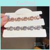 Jade Eye Stone Geometric Ladies Bracelet With Metal Coating For Summer 2025 Gift