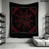 Dark Metal Tapestry Slipknot'S Mystic Design Tapestry Background Cloth Wallmounted Wall Covering Decoration Home Decor Wall Decoration