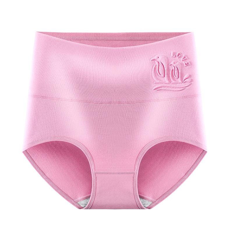 Women S High Waist Cotton Antibacterial Briefs Plus Size Ladies Underwear